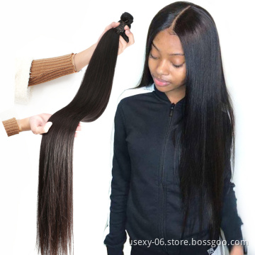Straight Mink Virgin Hair Brazilian Hair Bundle,Remy 100 Brazilian Human Hair Weave,Virgin Raw Brazilian Cuticle Aligned Hair